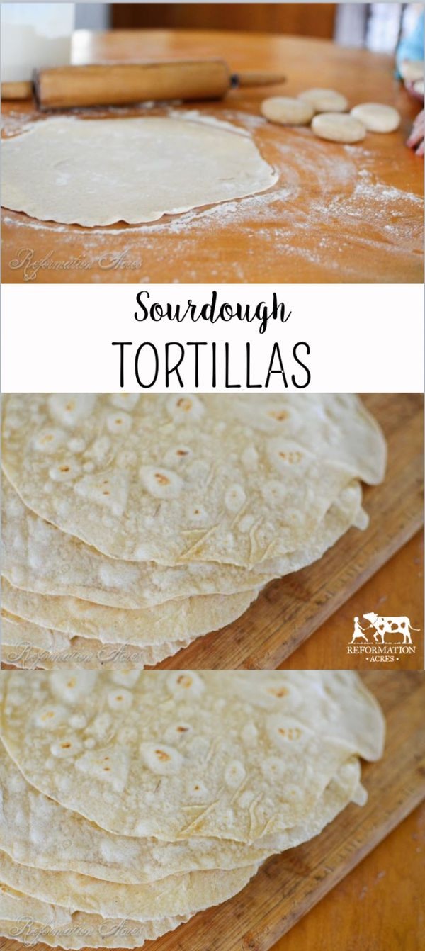 ~Sourdough Tortillas~