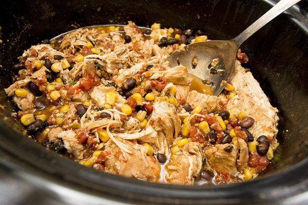 Southwest Chicken in the Crock Pot