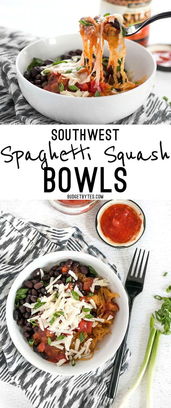 Southwest Spaghetti Squash Bowls