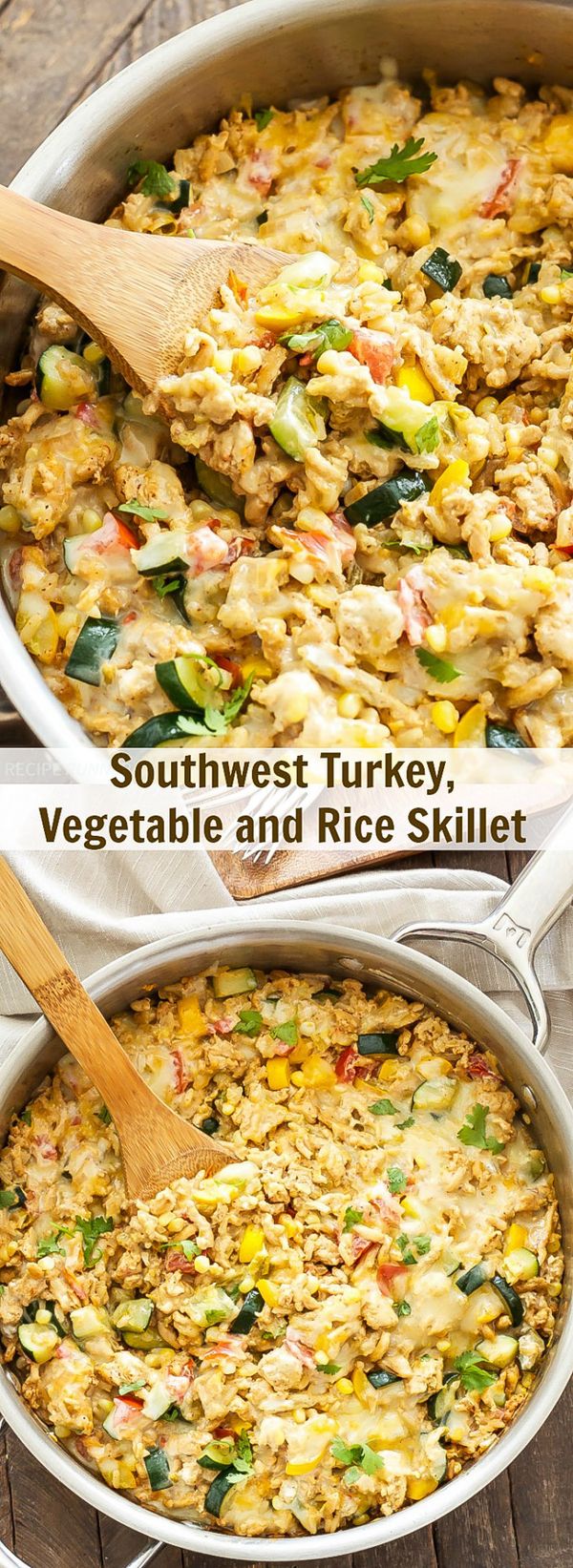 Southwest Turkey, Vegetable and Rice Skillet