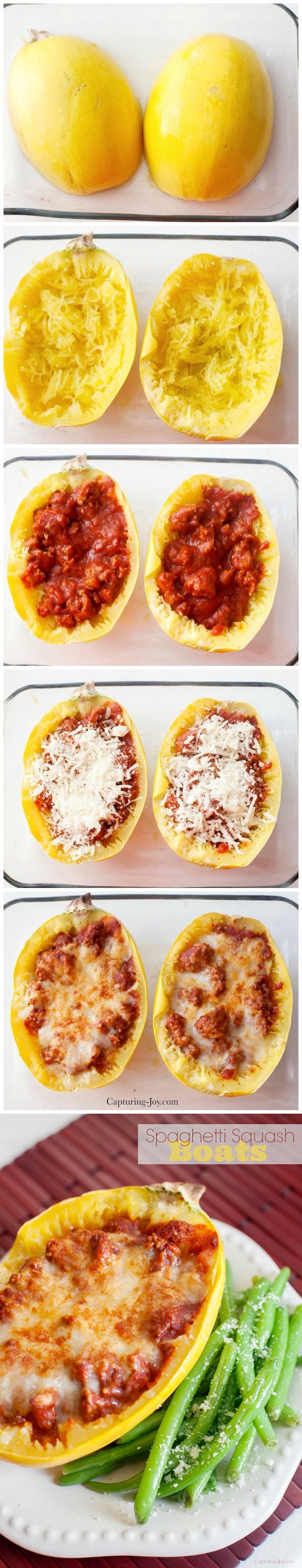 Spaghetti Squash Boats