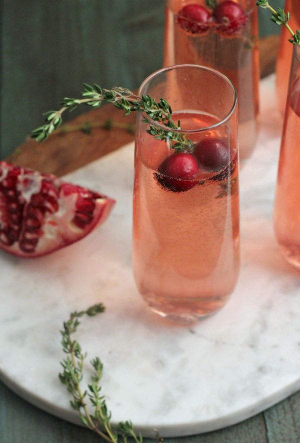 Sparkling Berry and Pomegranate Mocktail