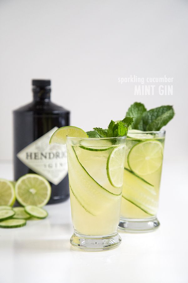 Sparkling Cucumber Mint Gin