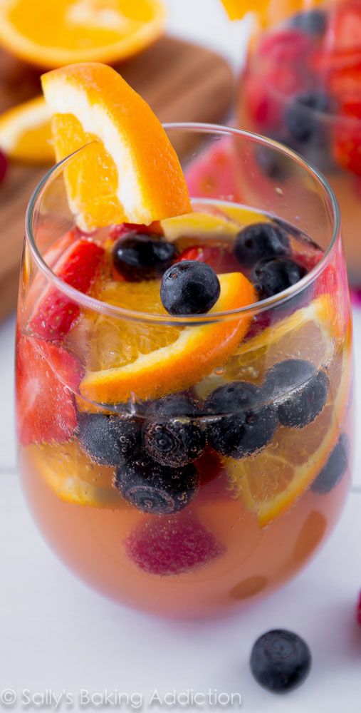 Sparkling Fruit Sangria