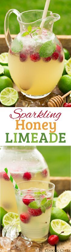 Sparkling Honey Limeade