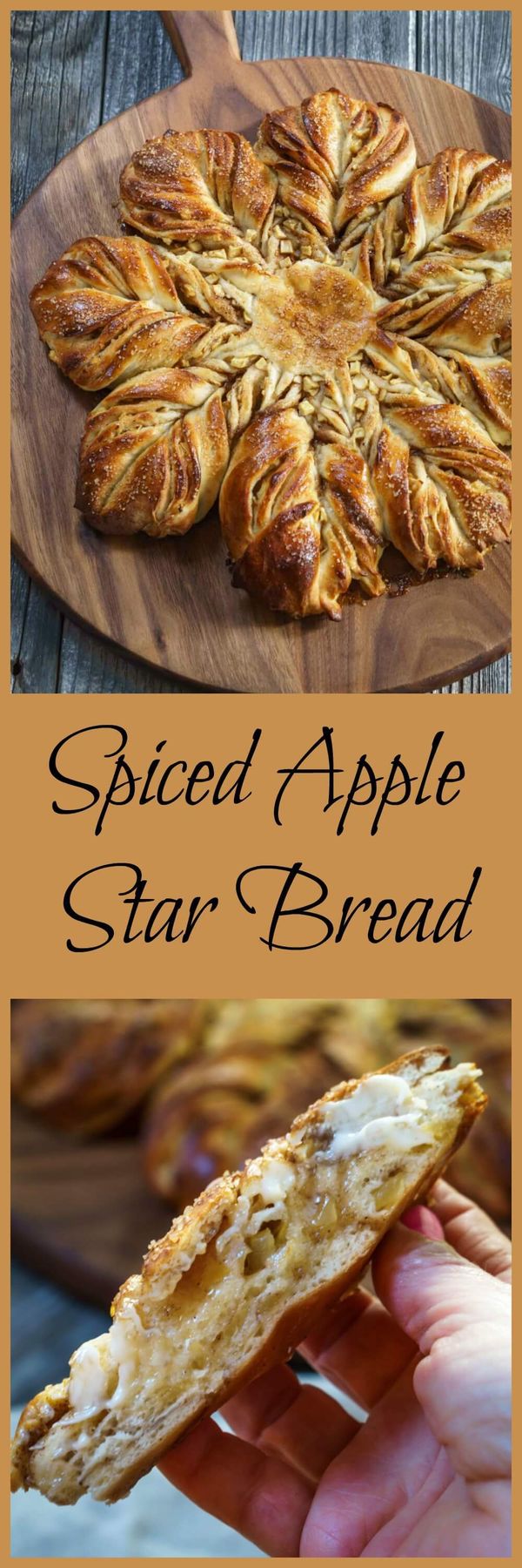 Spiced Apple Star Bread – #BreadBakers