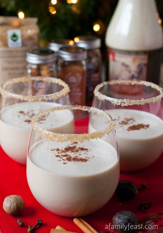 Spiced Eggnog Cocktail