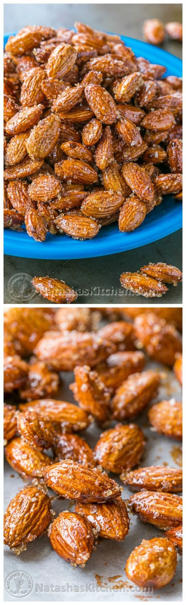 Spiced Honey Roasted Almonds