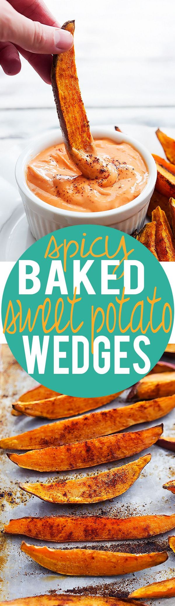 Spicy Baked Sweet Potato Wedges