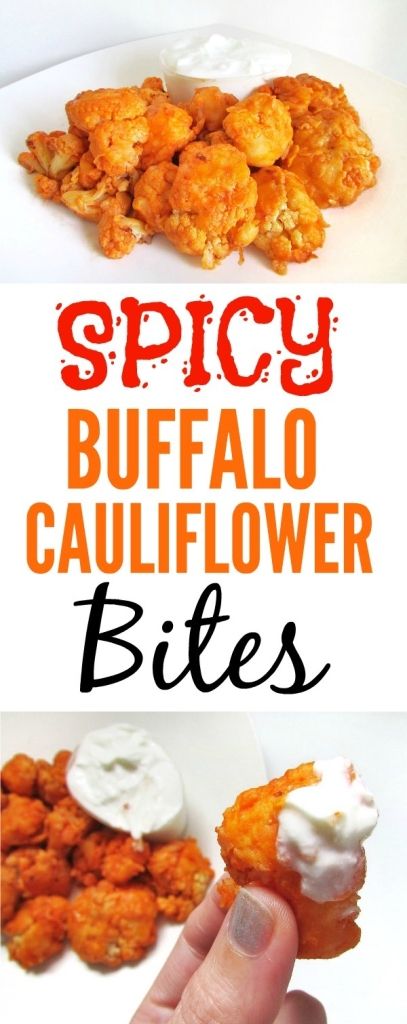 Spicy Buffalo Cauliflower Bites