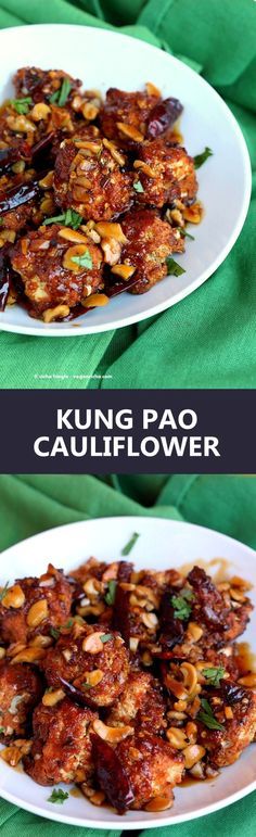 Spicy Crispy Kung Pao Cauliflower