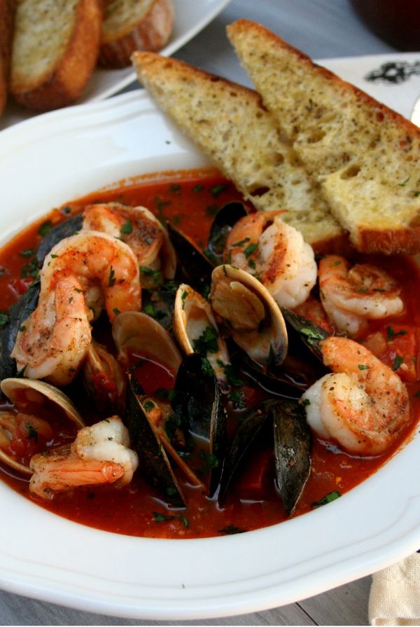 Spicy Shrimp Cioppino