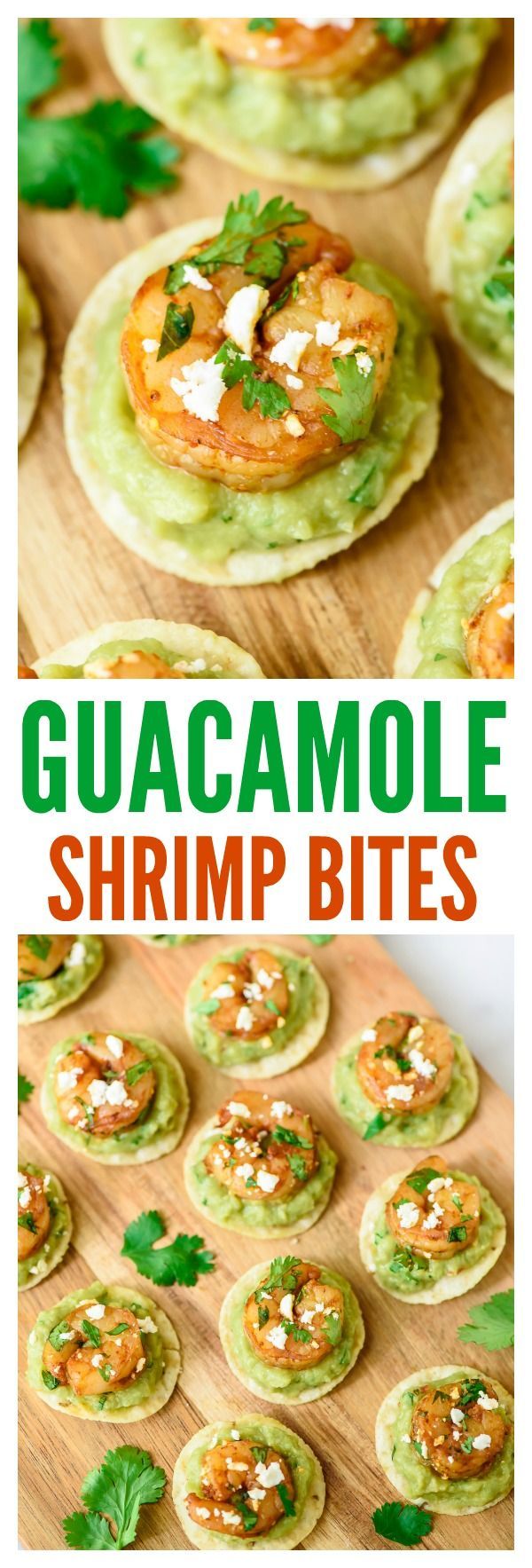 Spicy Shrimp Guacamole Bites