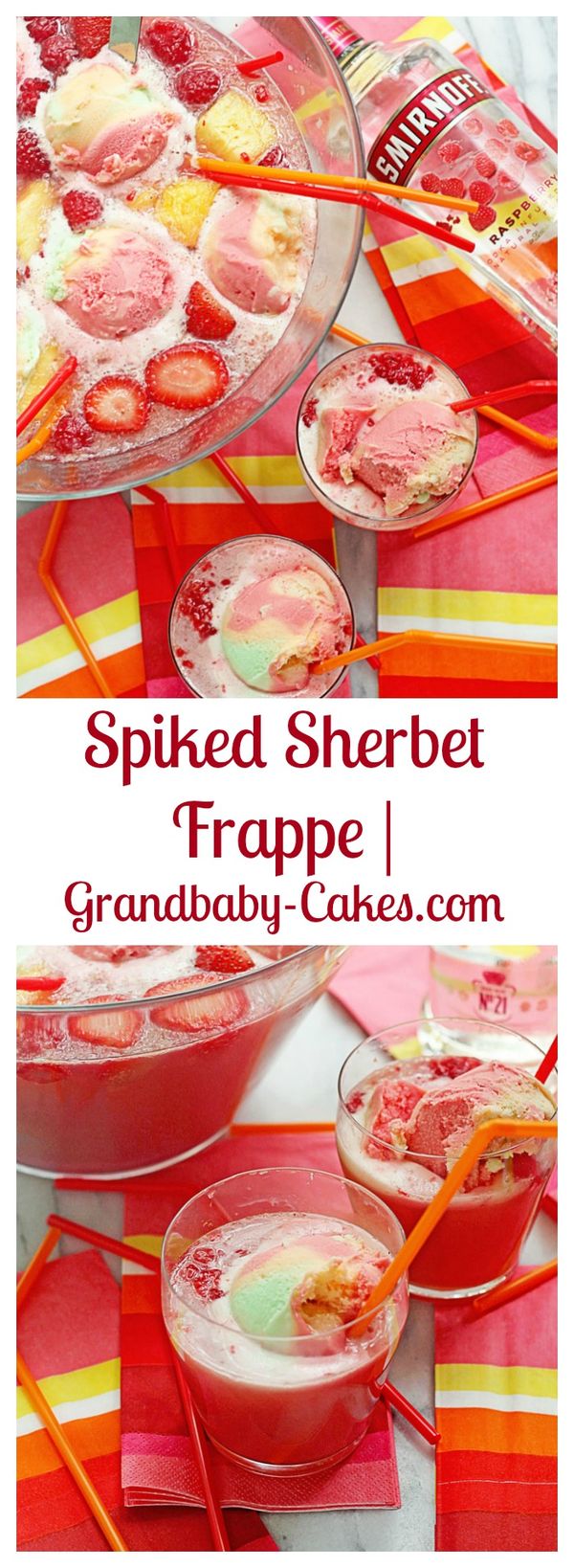 Spiked Sherbet Frappe' Punch