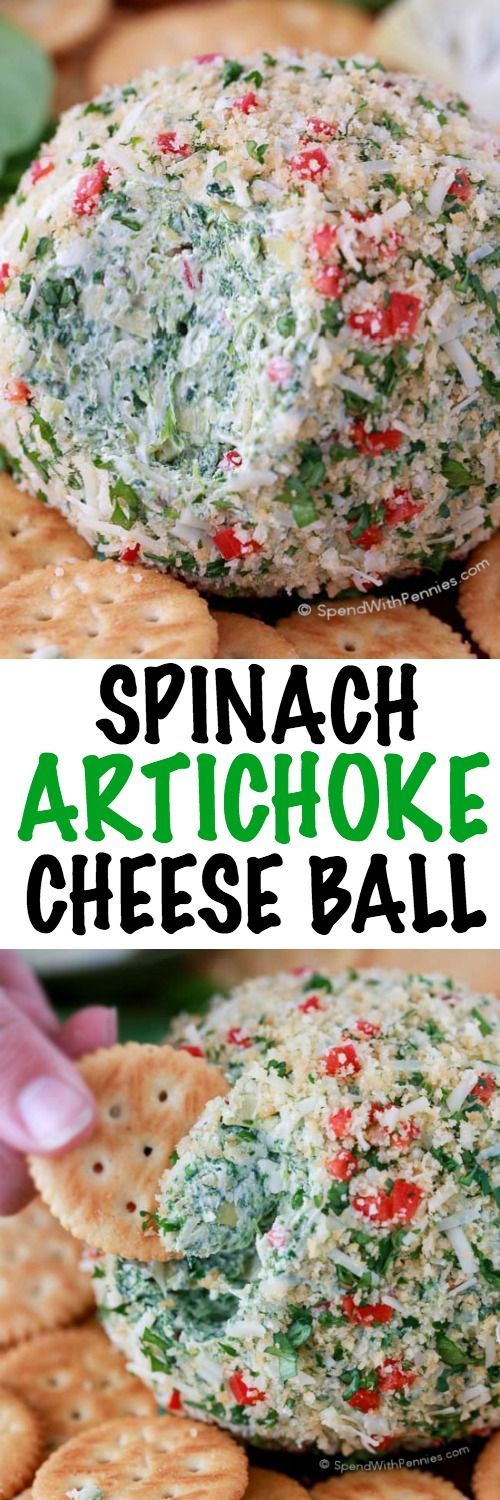 Spinach Artichoke Cheese Ball