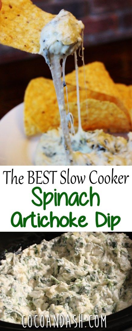 Spinach Artichoke Dip (slow cooker
