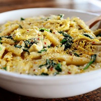 Spinach Artichoke Pasta (Pioneer Woman Cooks