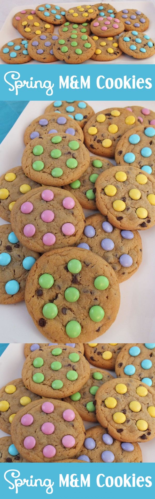 Spring M&M Cookies