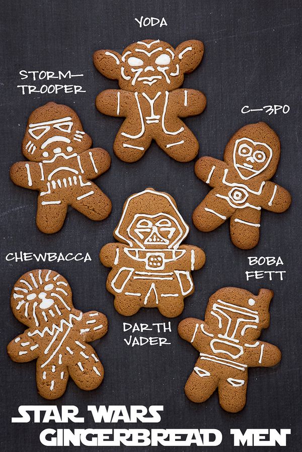 Star wars gingerbread cookies