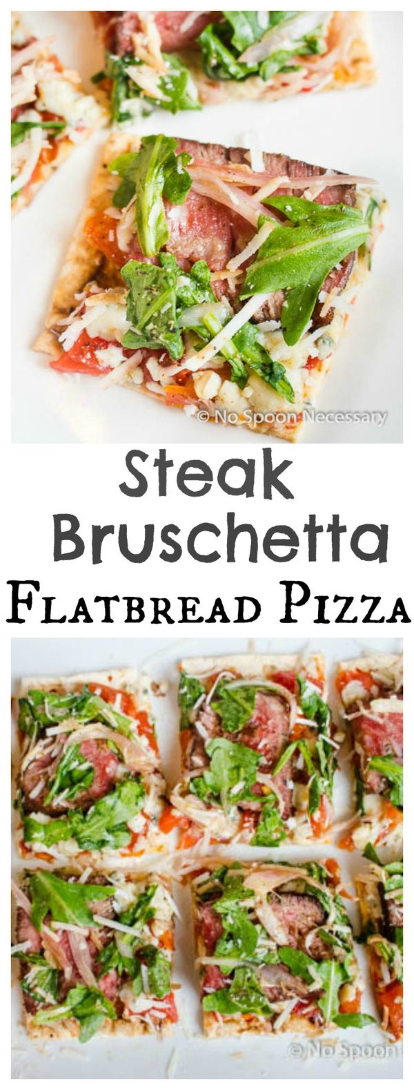 Steak Bruschetta Flatbread Pizza