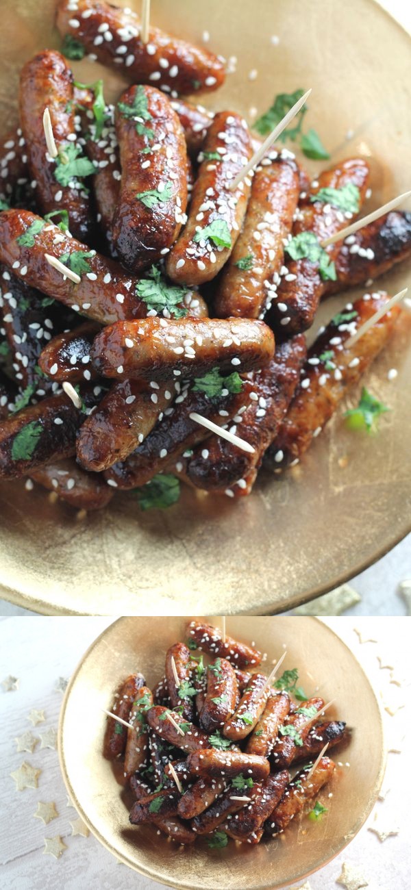 Sticky Asian Cocktail Sausages