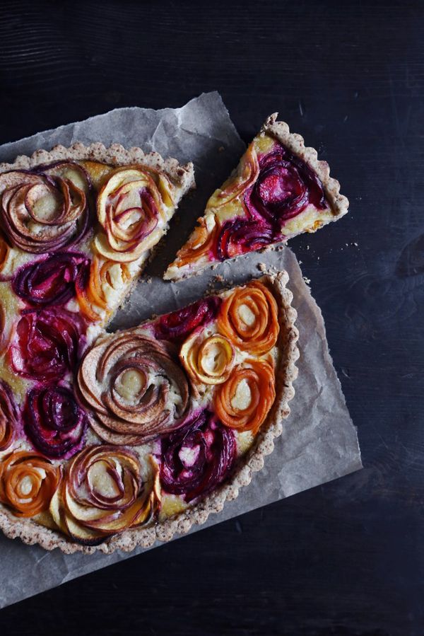 Stone Fruit Almond Tart