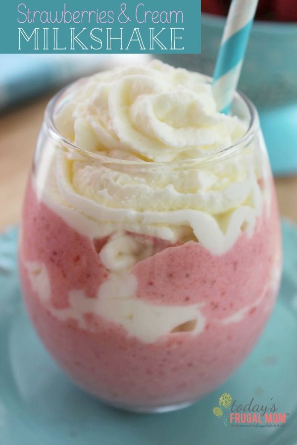 Strawberries and Cream Shake