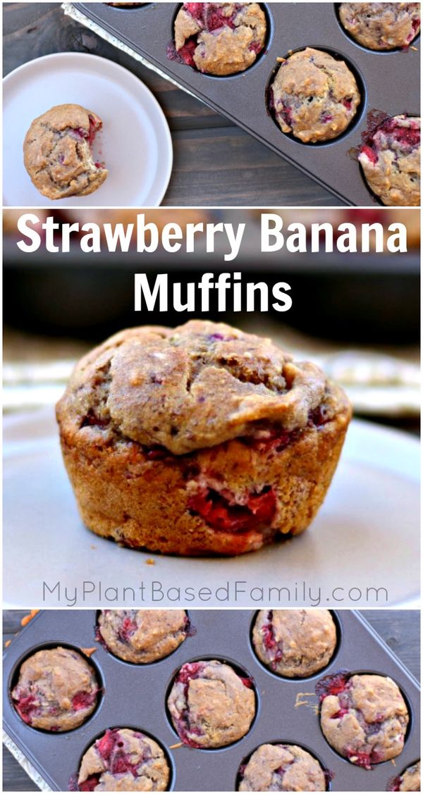 Strawberry Banana Muffins