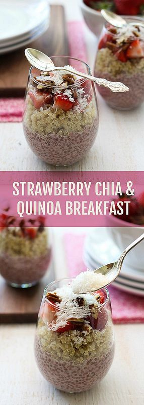 Strawberry Chia and Quinoa Breakfast