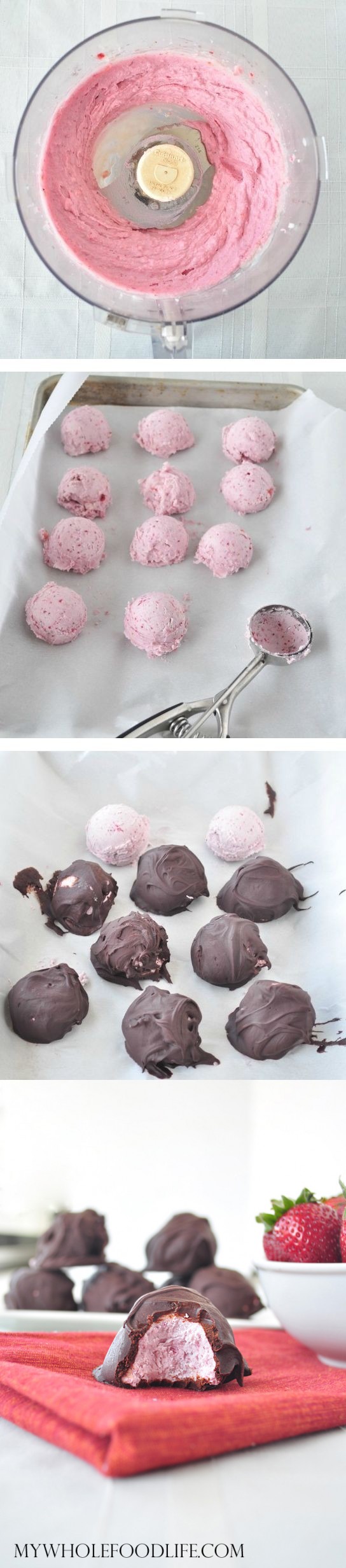 Strawberry Creme Truffles