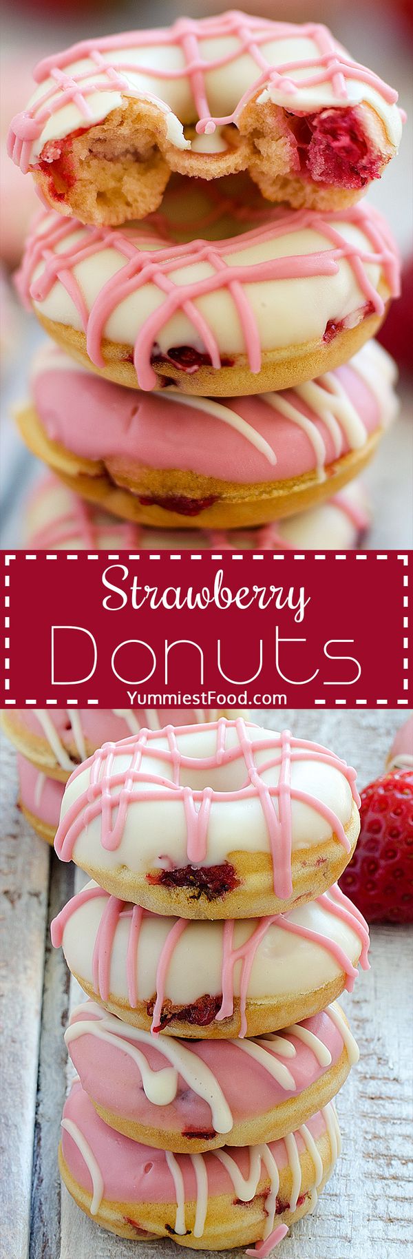 Strawberry Donuts