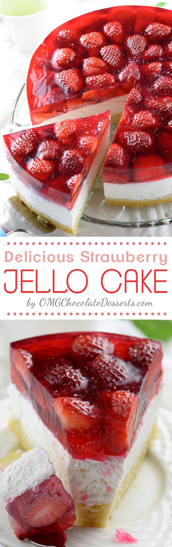 Strawberry Jello Cake