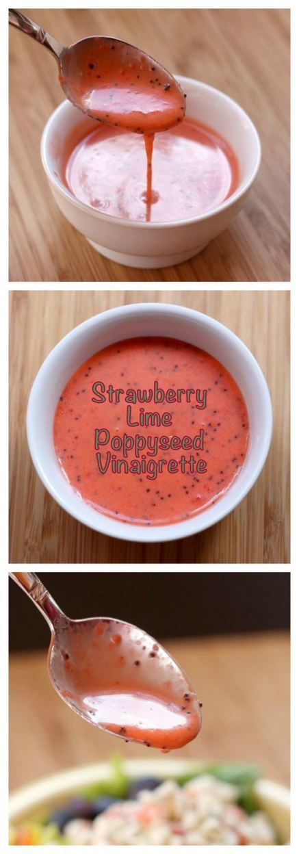 Strawberry Lime Poppyseed Vinaigrette