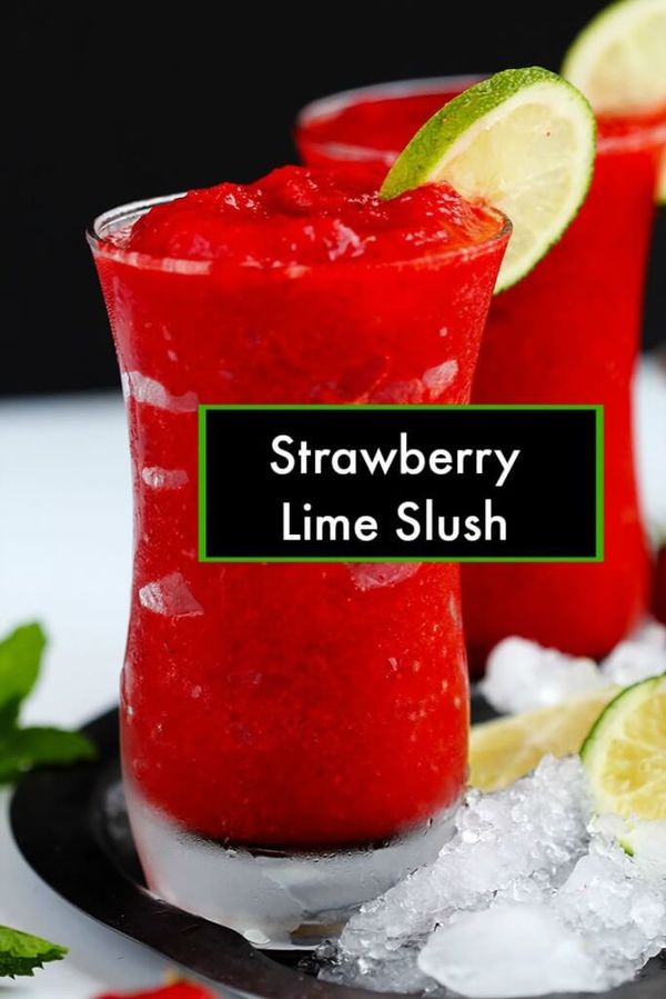 Strawberry Lime Slush