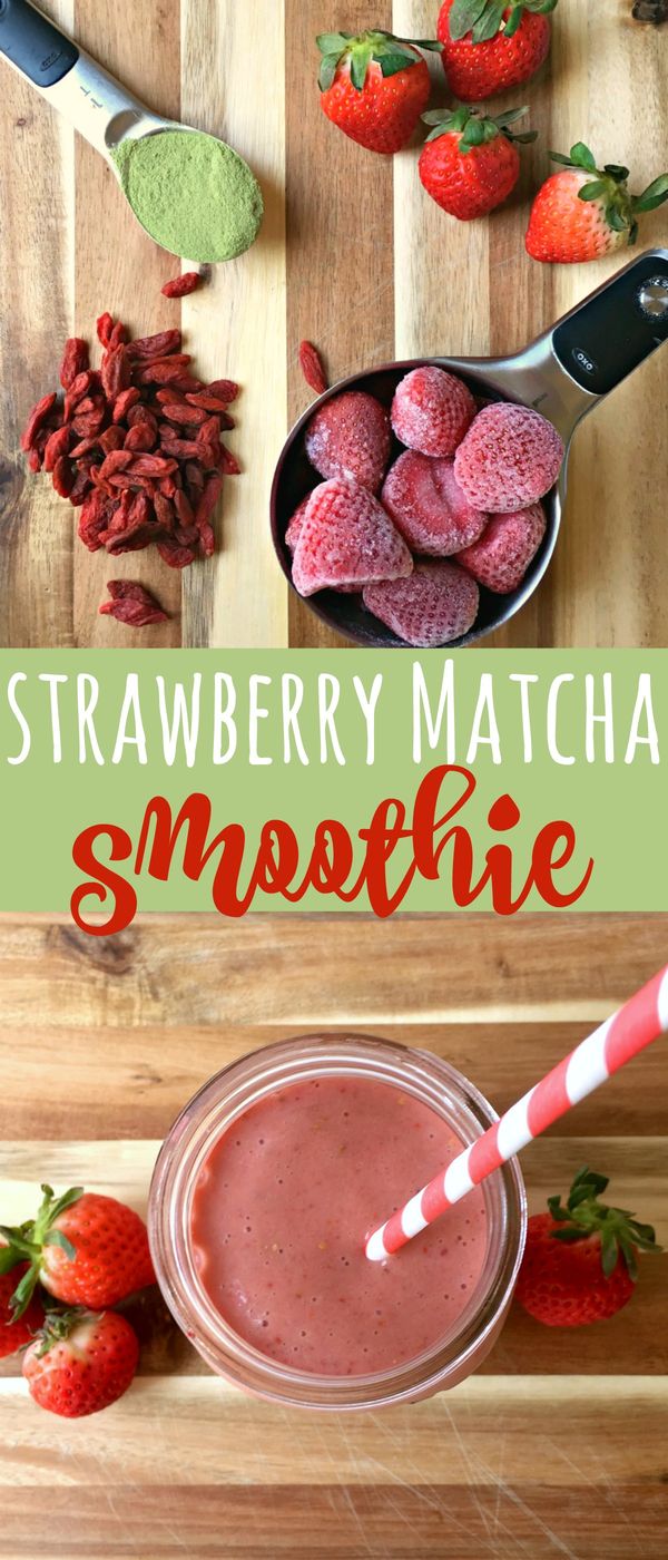 Strawberry Matcha Smoothie