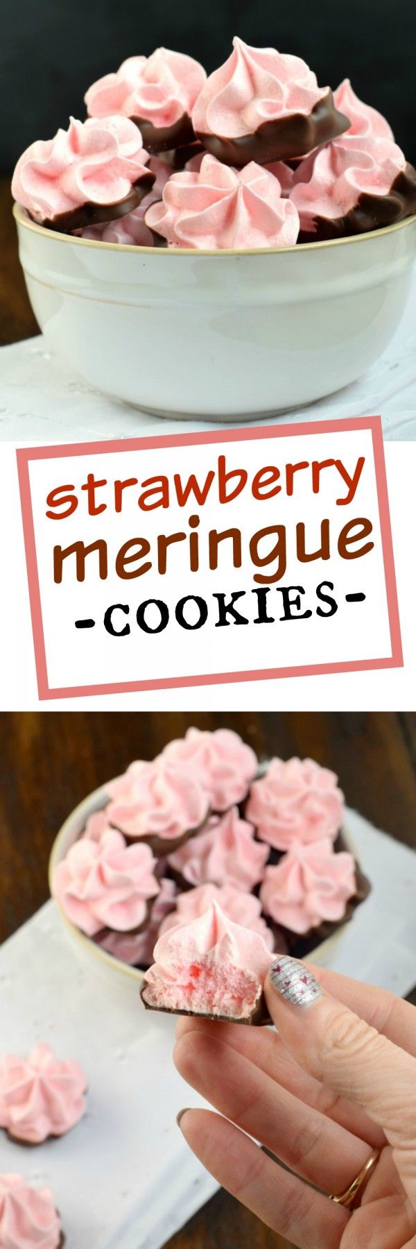 Strawberry Meringues