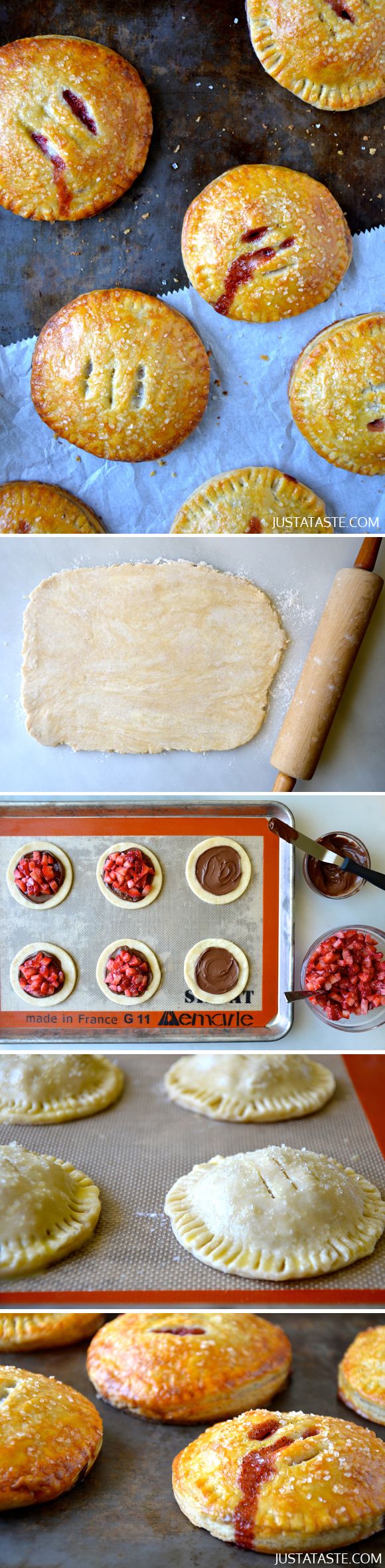 Strawberry Nutella Hand Pies