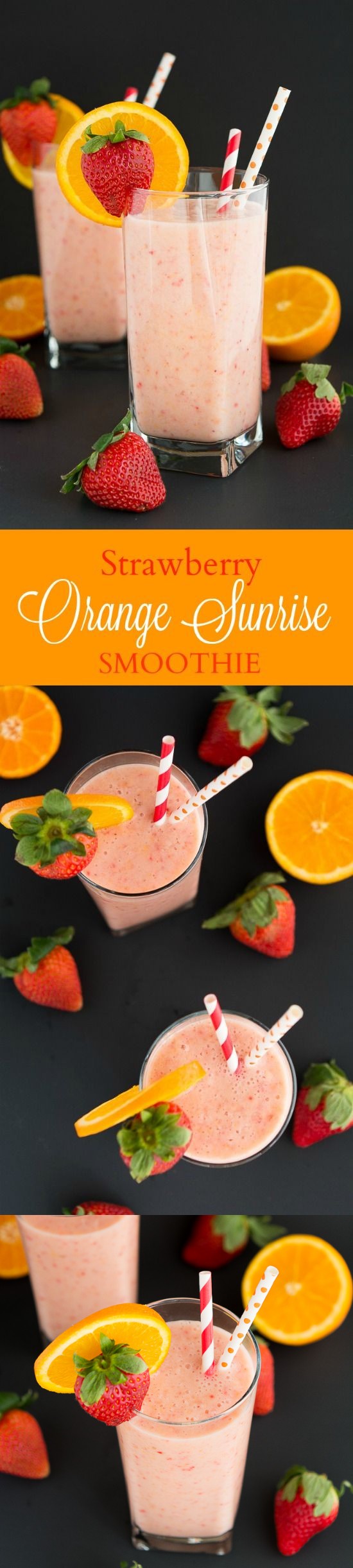 Strawberry Orange Sunrise Smoothie