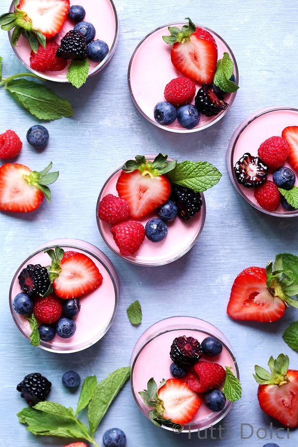 Strawberry Panna Cotta