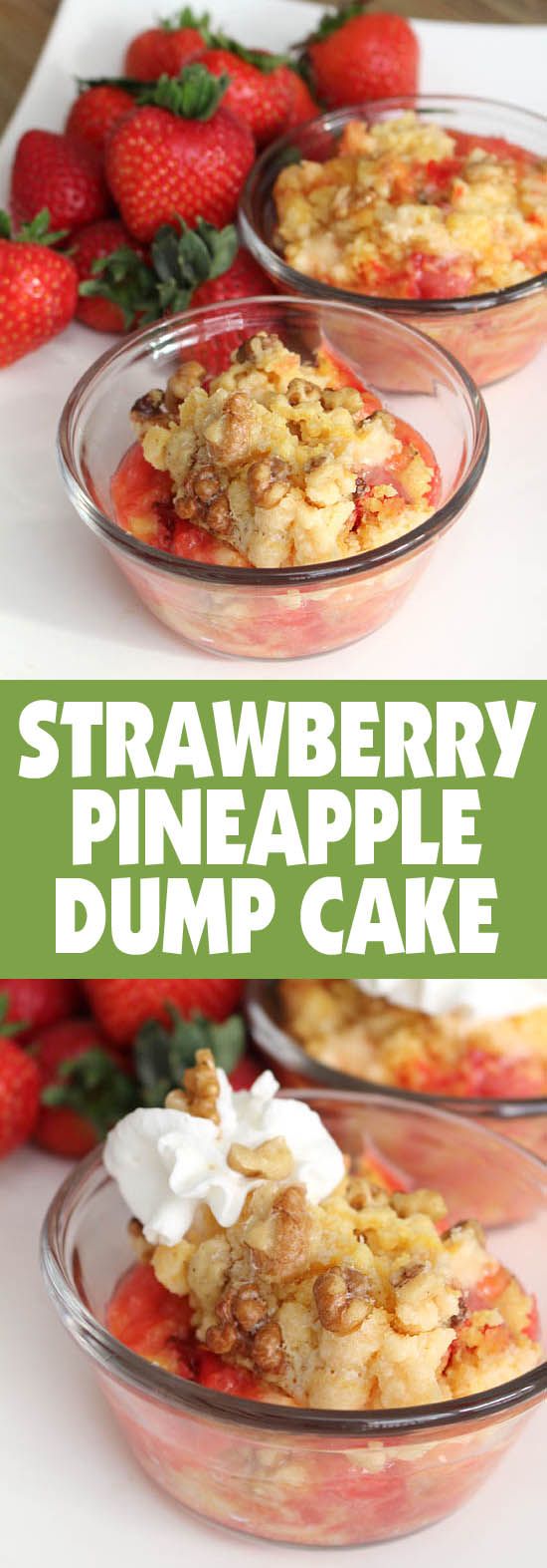 Strawberry Pineapple Dump Cake