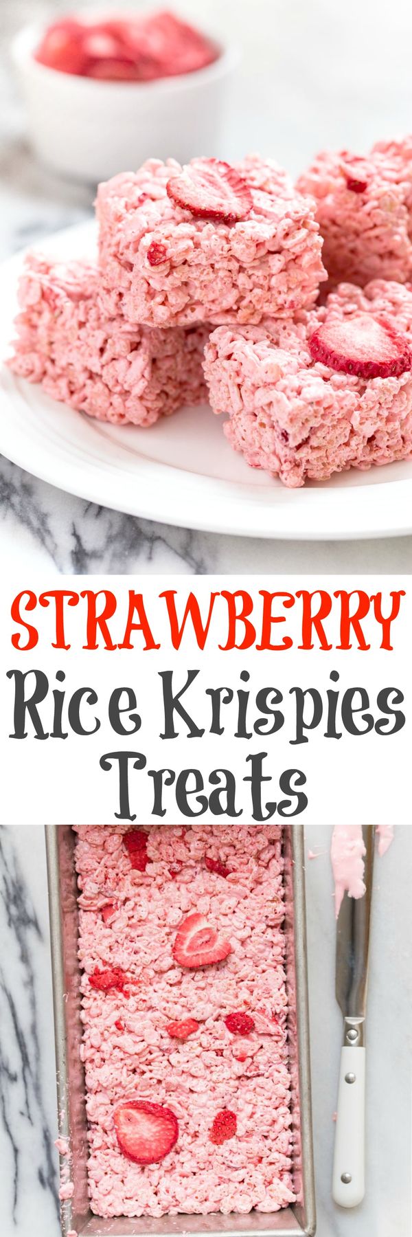 Strawberry Rice Krispie Treats