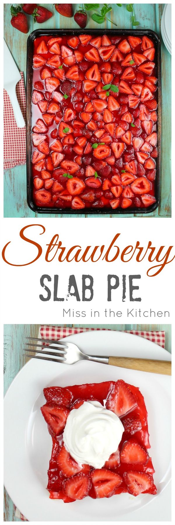 Strawberry Slab Pie