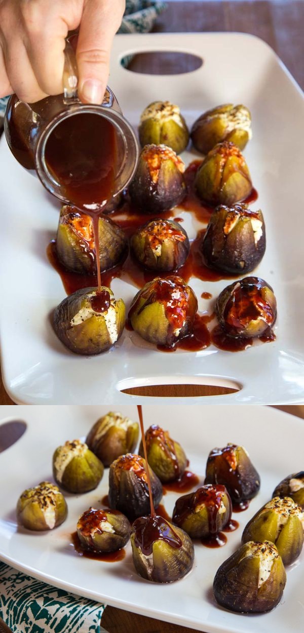 Stuffed Figs with Goat Cheese