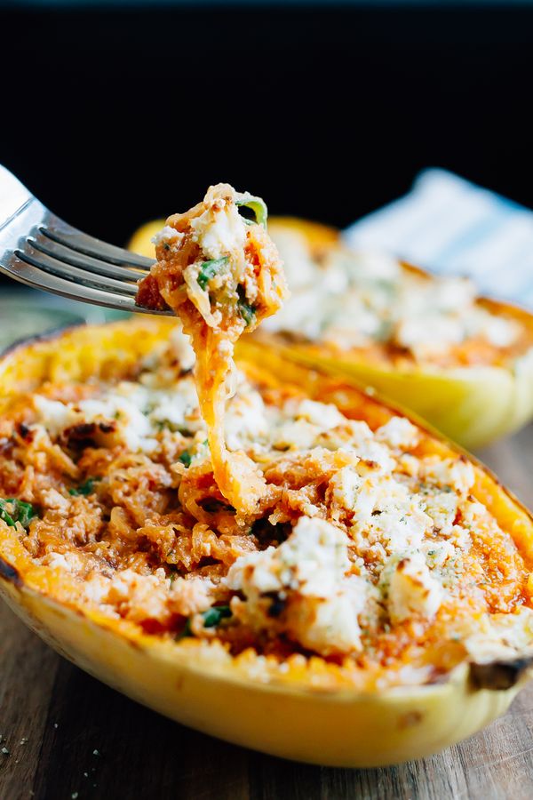 Stuffed Spaghetti Squash Lasagna Bowls