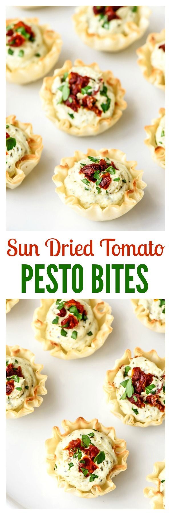 Sun Dried Tomato Pesto Bites