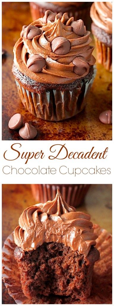 Super Decadent Chocolate Cupcakes