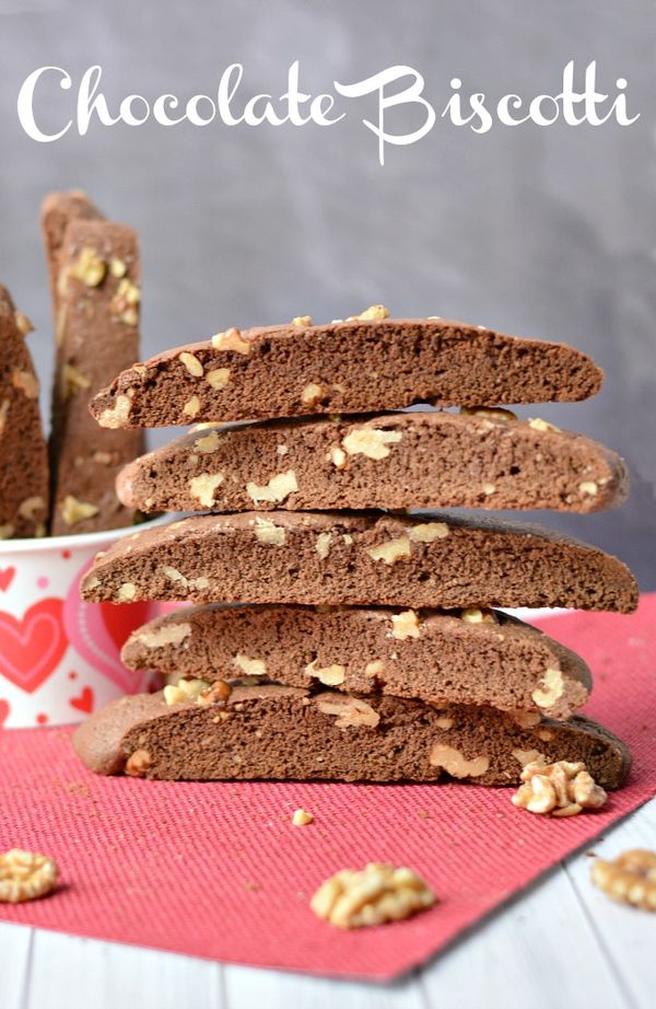 Super Easy Chocolate Biscotti