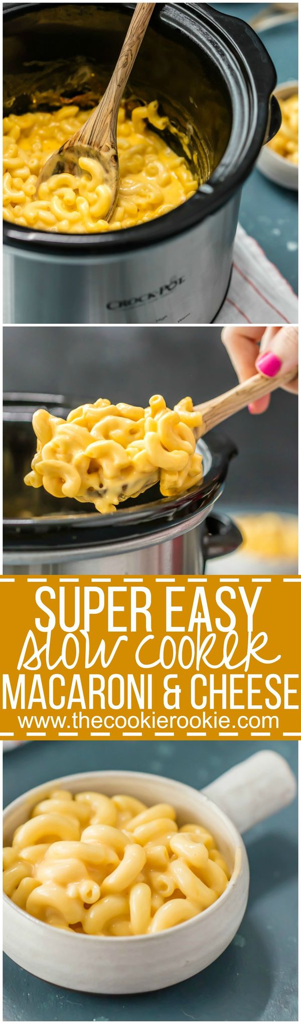 Super Easy Slow Cooker Macaroni and Cheese