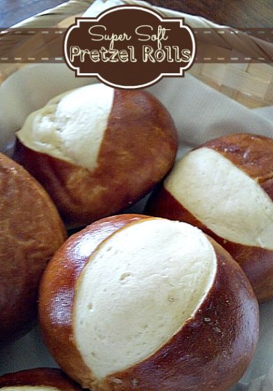 Super Soft Pretzel Rolls