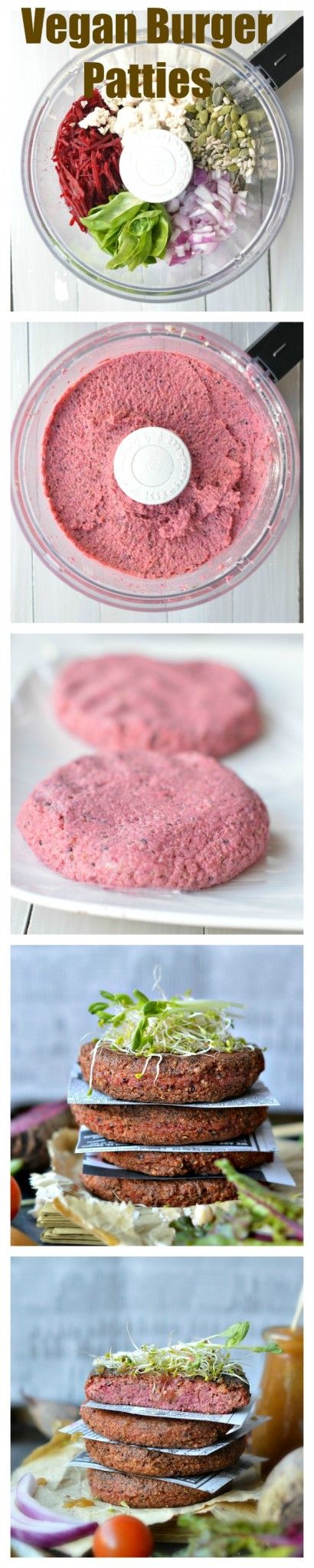 Supergrains Beetroot and Tofu Burger Patties